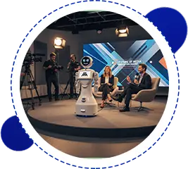 social Robot Mini Ada Advertising and Publishing Sector