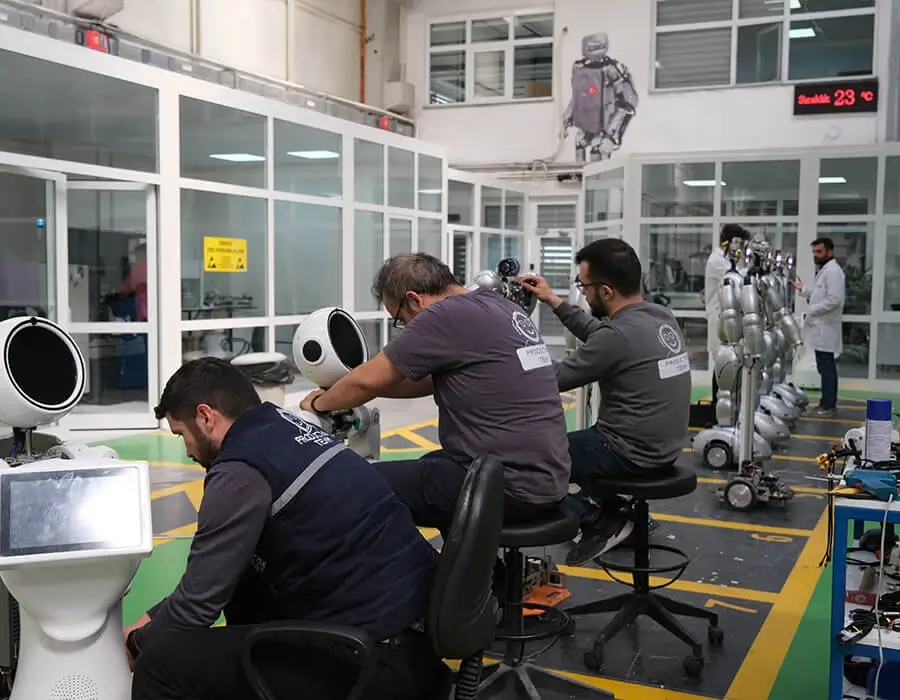 Akinrobotics Seri Uretim Hatti Ada7 Miniada Servisrobotu 2