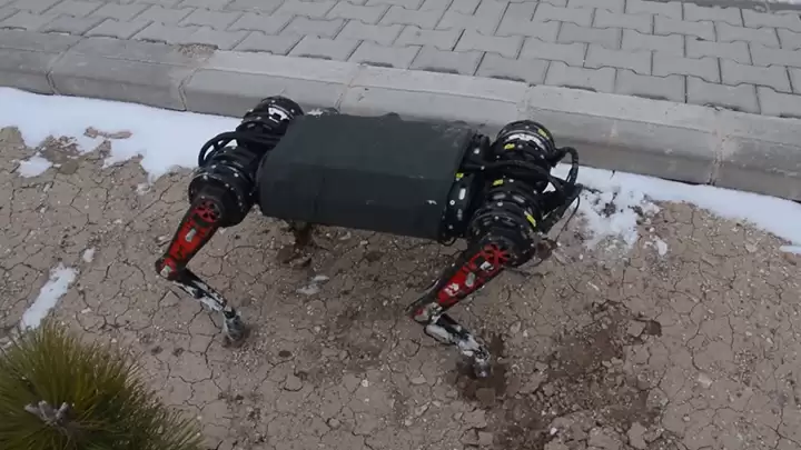 quadruped robot arat project videos