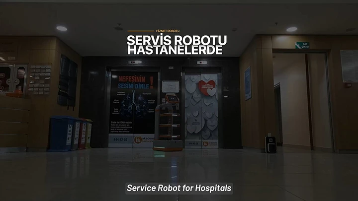Servis Robotu Hastanelerde Yerini Aldı!