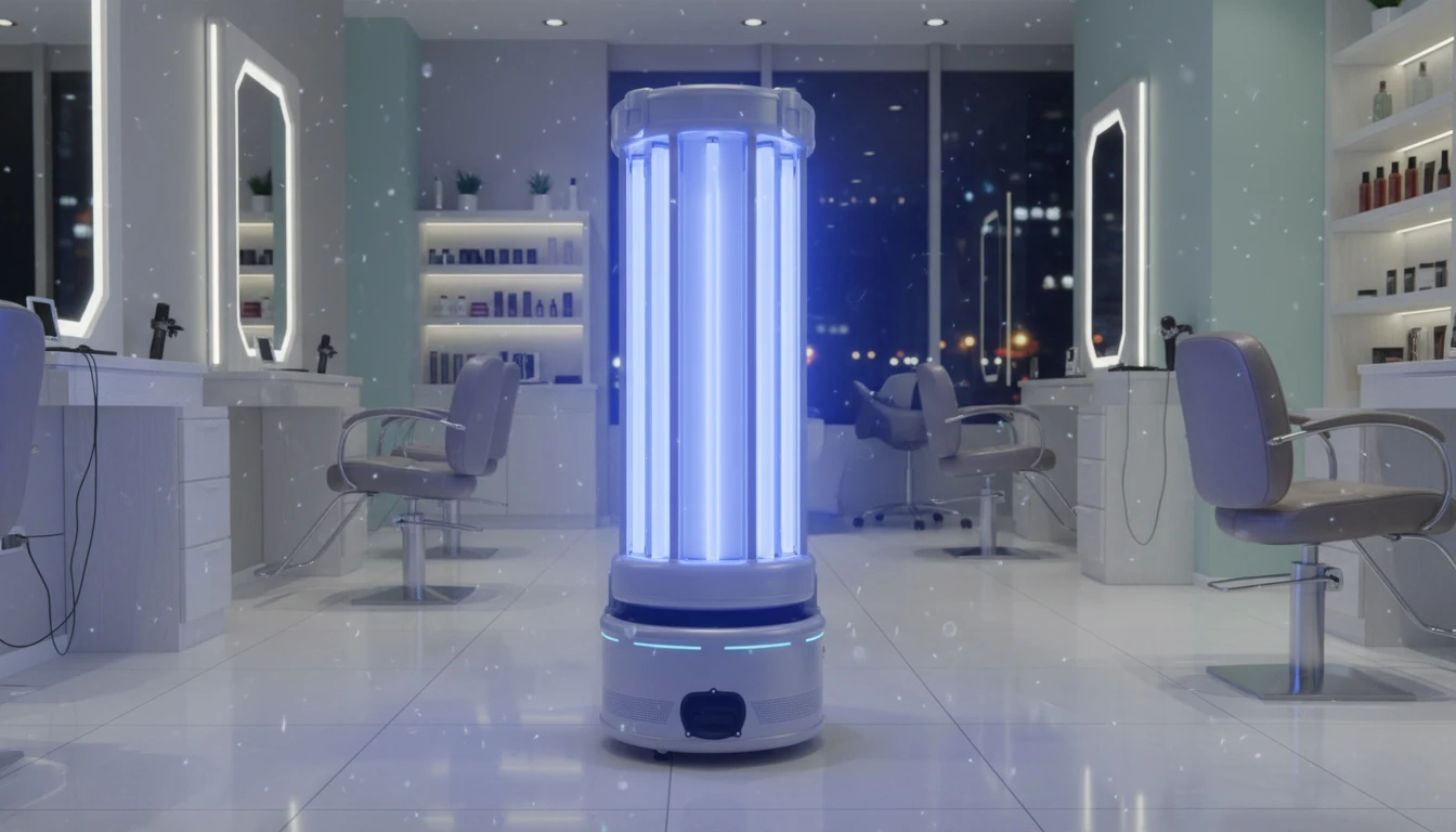UV-C Sterilizasyon Robotu Sağlık ve Güzellik Merkezlerinde