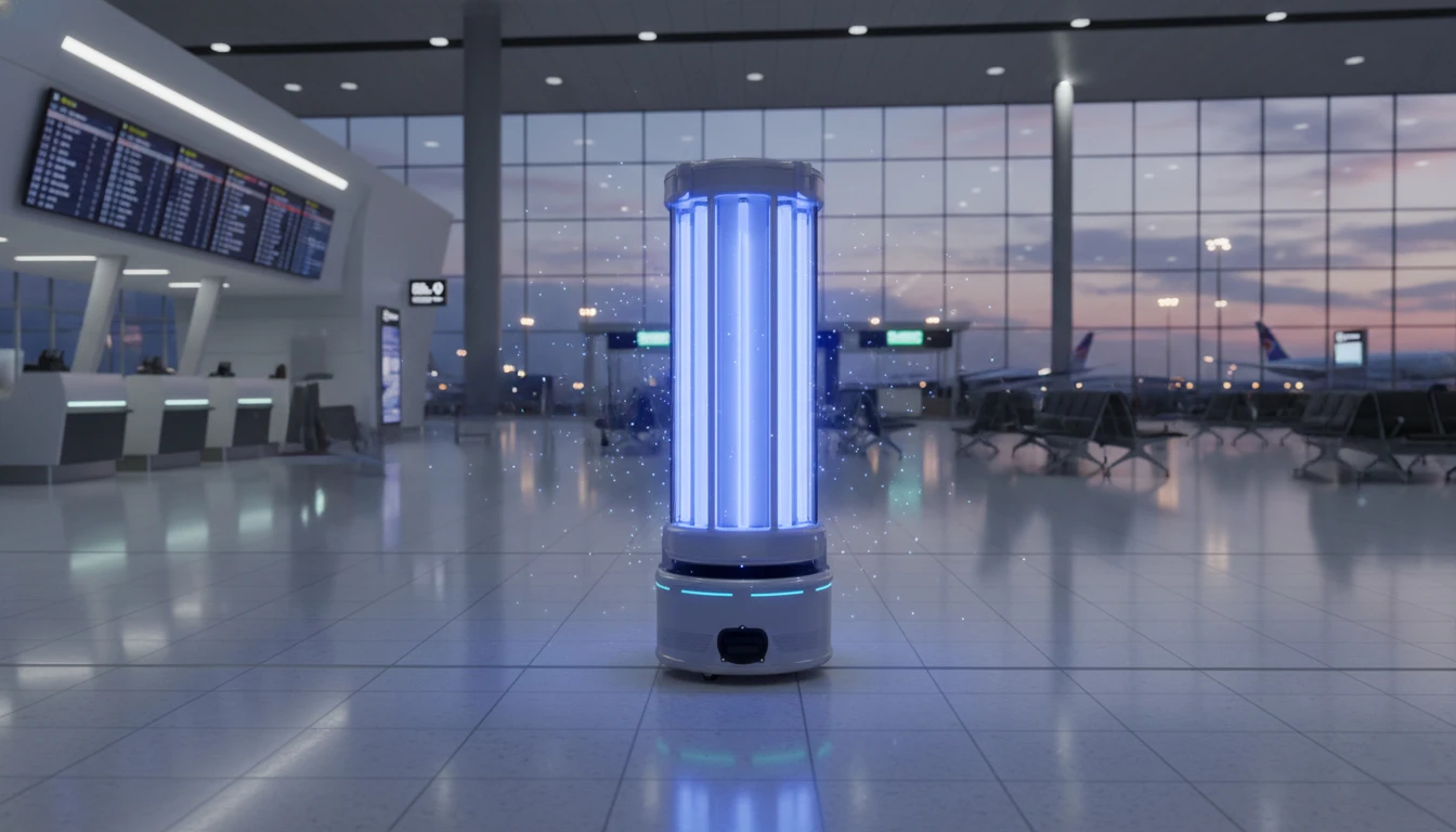 UV-C Sterilizasyon Robotu Havaalanları, Gar ve Otogarlarda
