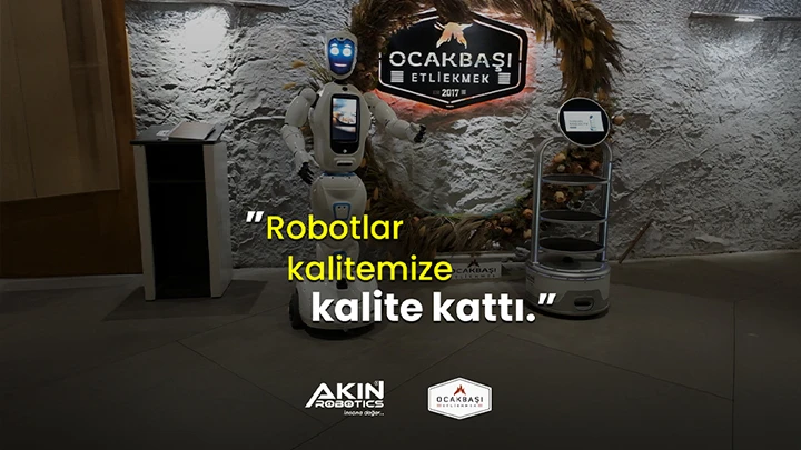 Servis Robotu ve Ada-7, Ocakbaşı Etliekmek`te Görev Başında!